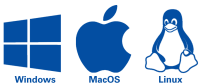 logos of Windows, Apple and Linux